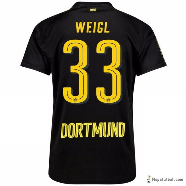 Camiseta Borussia Dortmund Replica Segunda Ropa Weigl 2017/18